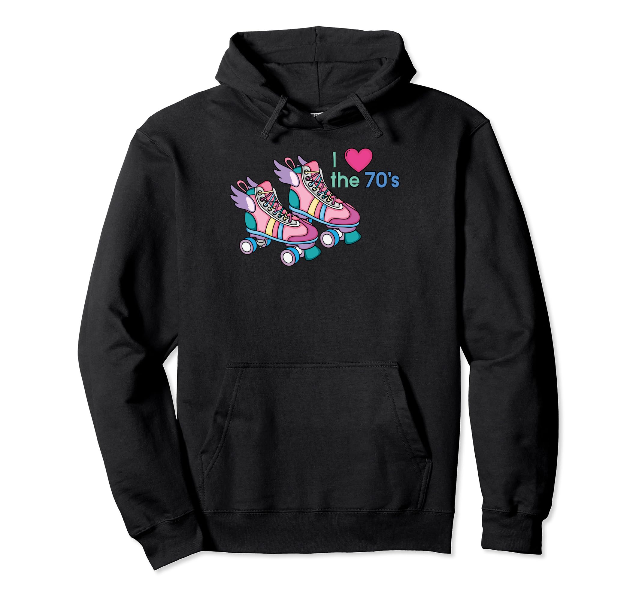 Funny Skating 60S 70S 90S Roller Hoodie - Fun Novelty Design Men Women - T-Shirt, Sweatshirt, Hoodie