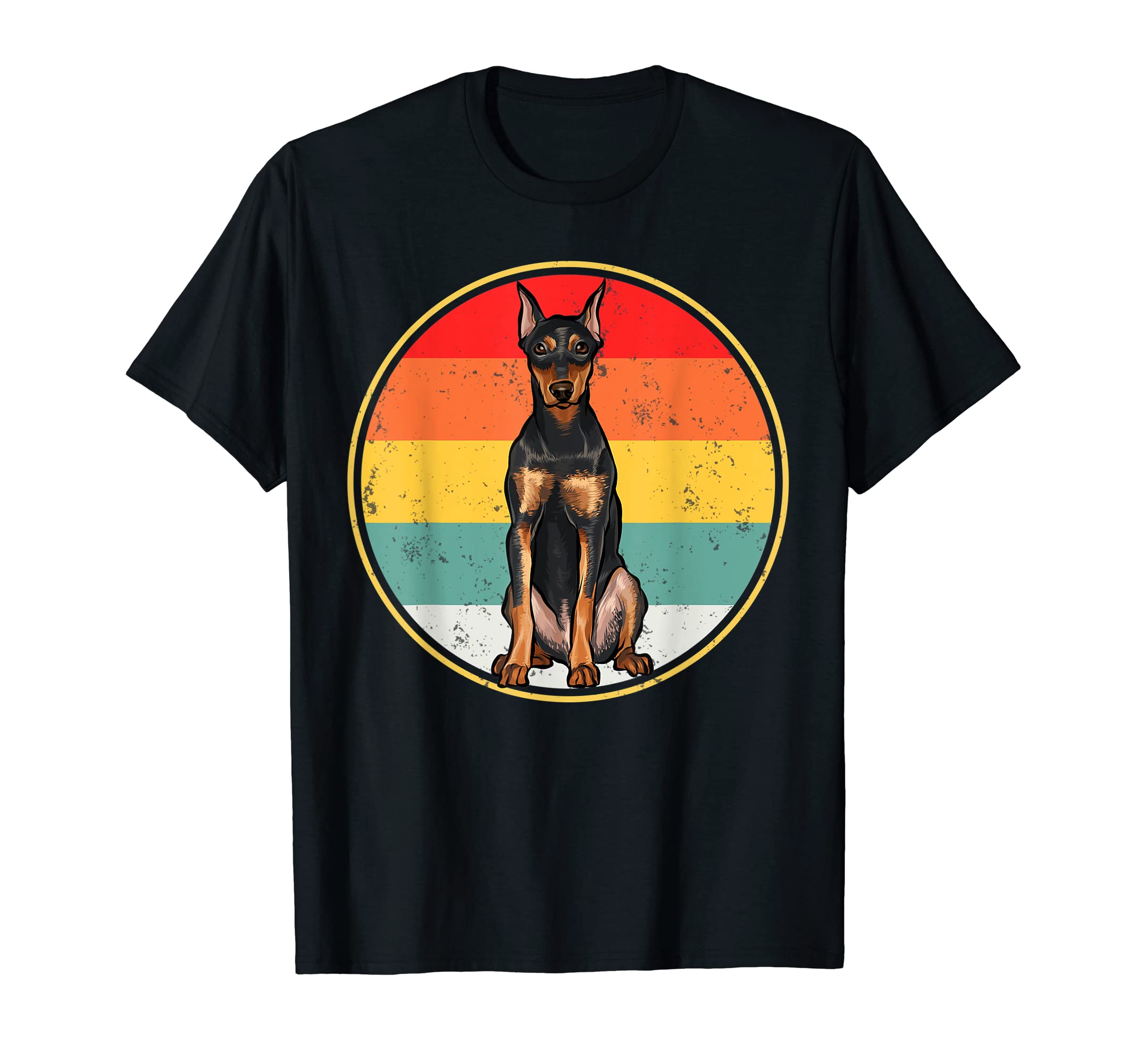 Sunset German Pinscher Dog T-Shirt - Casual Everyday Wear Unisex - T-Shirt, Sweatshirt, Hoodie