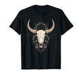 Cow Skull Cowgirl Cowboy T-Shirt - Unique Graphic Unisex - T-Shirt, Sweatshirt, Hoodie