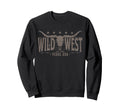 Cow Bull Skull Longhorn Skull Sweatshirt - Graphic Print for Adults - T-Shirt, Sweatshirt, Hoodie