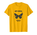 Anti Social Butterfly Mode Introvert T-Shirt - Streetwear Style for Adults - T-Shirt, Sweatshirt, Hoodie