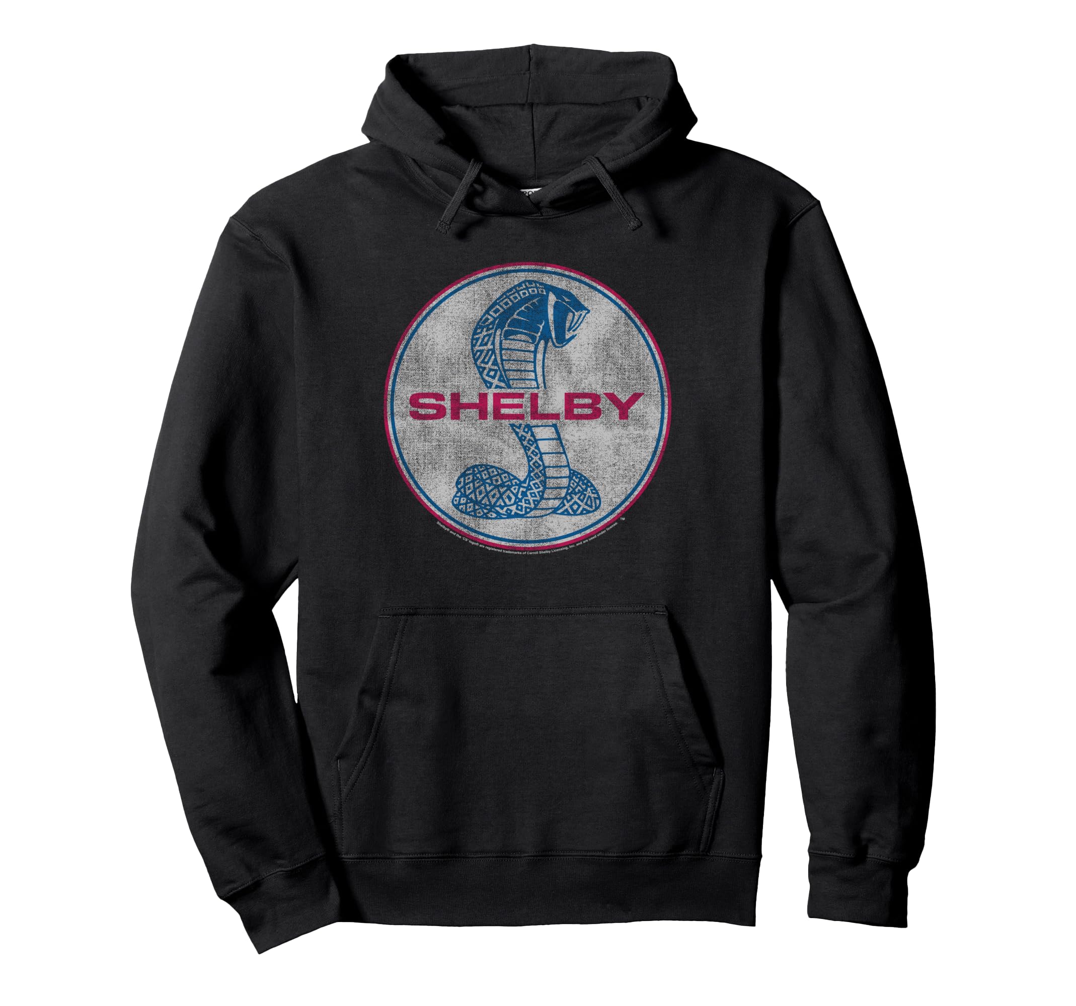 Carroll Shelby Full Color Cobra Hoodie - Novelty Apparel Men Women - T-Shirt, Sweatshirt, Hoodie
