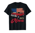 1971 71 Nova Silhouette Muscle Car T-Shirt - Trendy Graphic Unisex - T-Shirt, Sweatshirt, Hoodie
