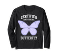 Certified Anti Social Butterfly T-Shirt - Unique Graphic for Adults - T-Shirt, Sweatshirt, Hoodie