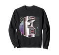 Synthwave Video Arcade Aesthetic Sweatshirt - Graphic Print Men Women - T-Shirt, Sweatshirt, Hoodie