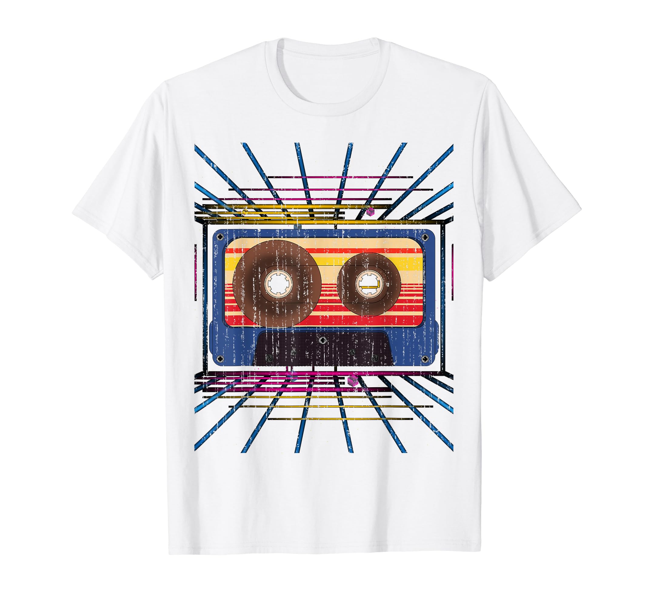 80S Music Lover Cassette Synthwave T-Shirt - Casual Everyday Wear Unisex - T-Shirt, Sweatshirt, Hoodie