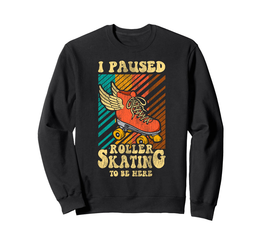Roller Skating Skate 1970S Sweatshirt - Trendy Graphic for Adults - T-Shirt, Sweatshirt, Hoodie