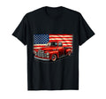 Old Pickup Truck 4Th July Patriotic T-Shirt - Custom Art Print for Adults - T-Shirt, Sweatshirt, Hoodie