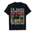 70 Years Biker 1954 Motorcycle T-Shirt - Unique Graphic Unisex - T-Shirt, Sweatshirt, Hoodie