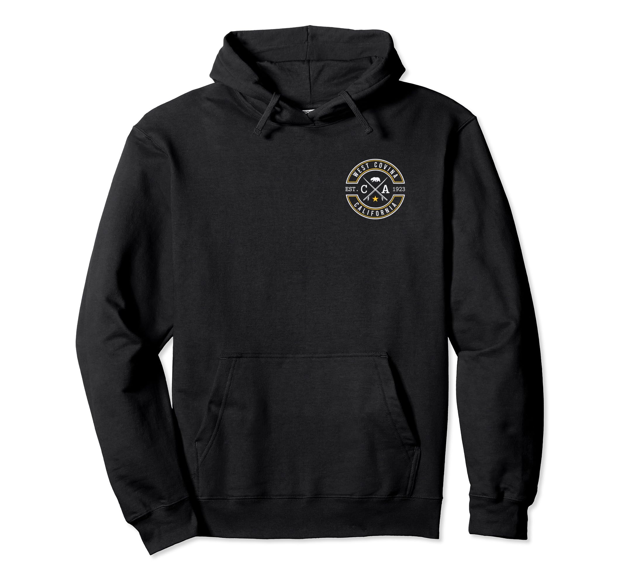 West Covina Beach California Ca Surfer Hoodie - Trendy Graphic Men Women - T-Shirt, Sweatshirt, Hoodie