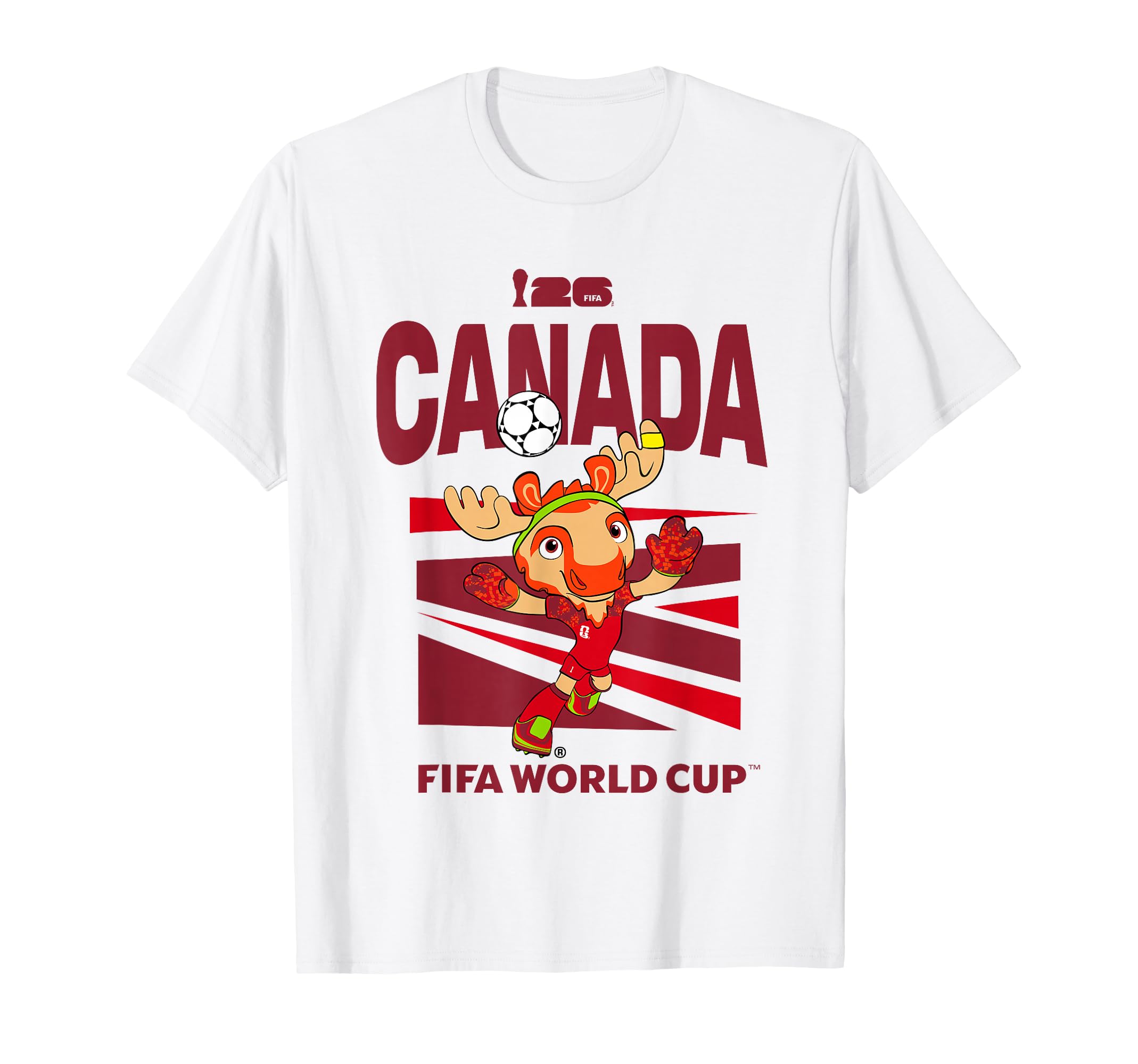 FIFA World CUP26 Canada Mascot Ball T-Shirt - T-Shirt, Sweatshirt, Hoodie