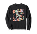 Rollin Into Summer Roller Skate Sweatshirt - Streetwear Style for Adults - T-Shirt, Sweatshirt, Hoodie