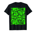 Mcm Square Motif Pattern 10 Green T-Shirt - Novelty Apparel Unisex - T-Shirt, Sweatshirt, Hoodie
