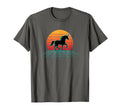 Unicorn Sunset Synthwave 80S T-Shirt - Custom Art Print for Adults - T-Shirt, Sweatshirt, Hoodie
