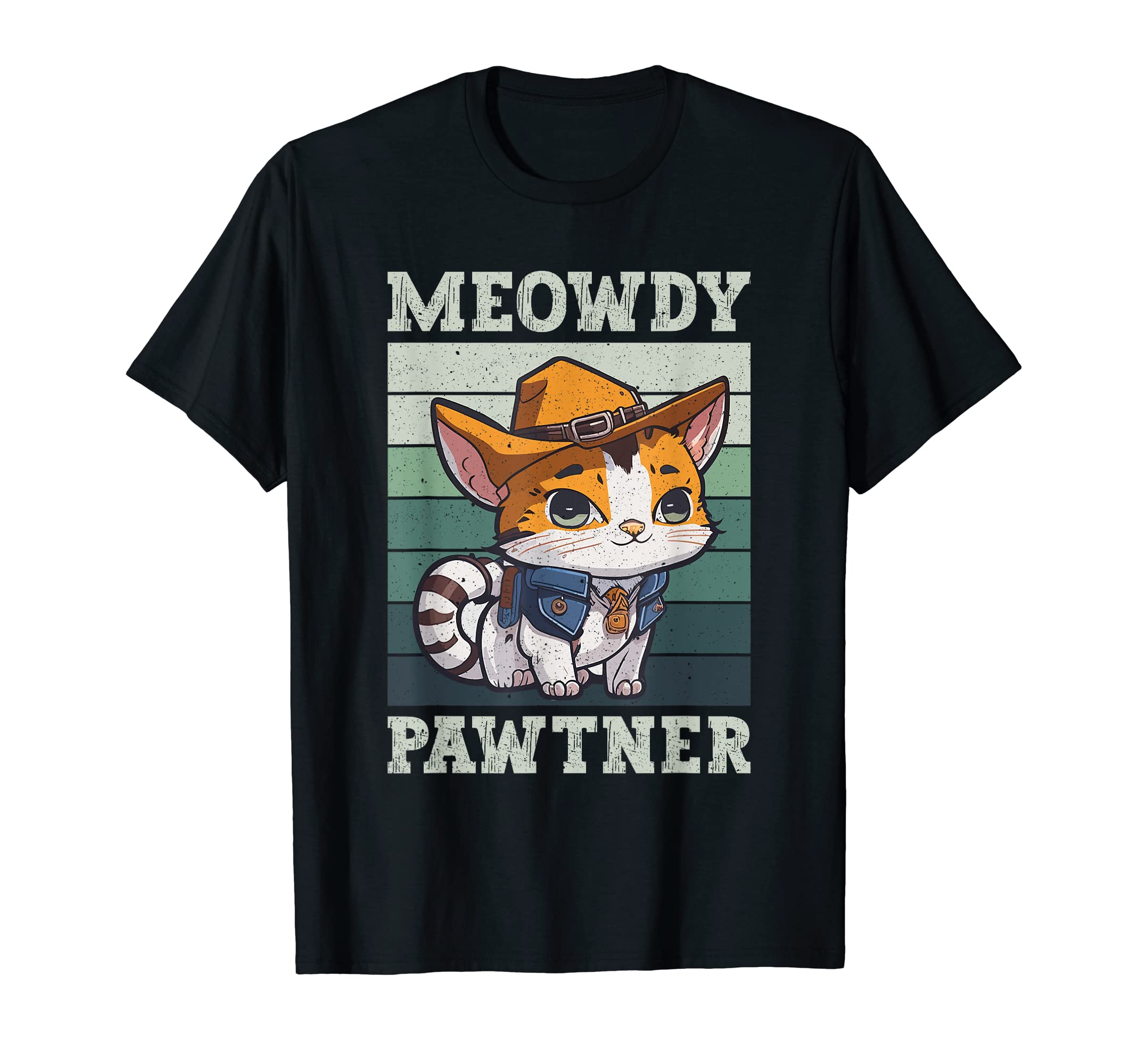 Meowdy Cat Funny Howdy Meme Western T-Shirt - Graphic Print Men Women - T-Shirt, Sweatshirt, Hoodie