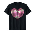 Danish Pastel Aesthetic Heart Disco Ball T-Shirt - Unique Graphic Men Women - T-Shirt, Sweatshirt, Hoodie