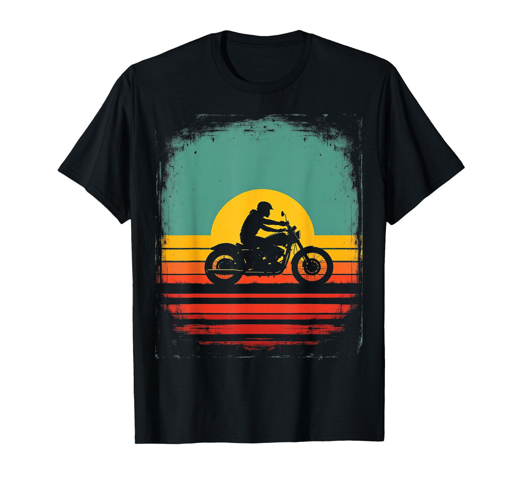 Motorcycle Silhouette T-Shirt - Minimalist Print Unisex - T-Shirt, Sweatshirt, Hoodie