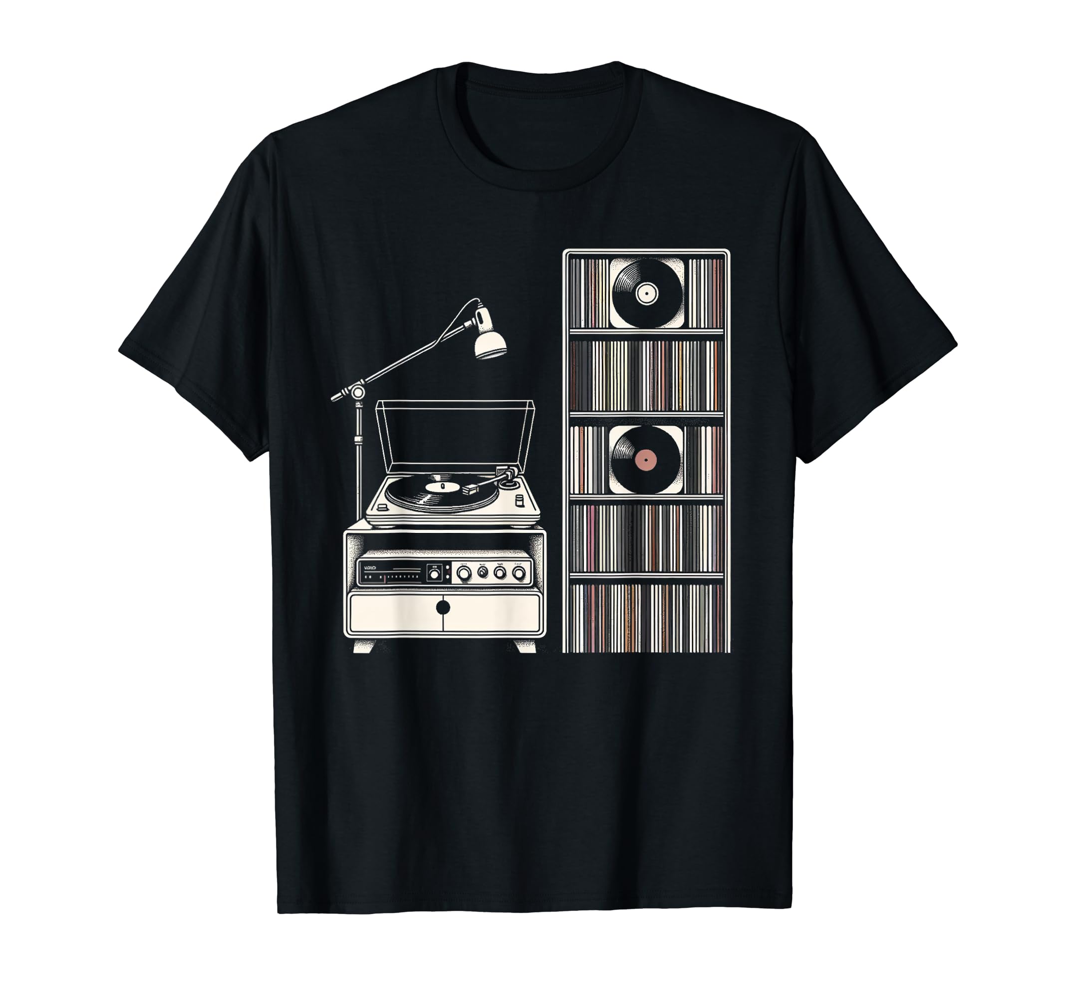 Vinyl Records Player Lover Music T-Shirt - Novelty Apparel for Adults - T-Shirt, Sweatshirt, Hoodie
