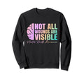 Not All Wounds Are Visible Mental Sweatshirt - Minimalist Print Unisex - T-Shirt, Sweatshirt, Hoodie