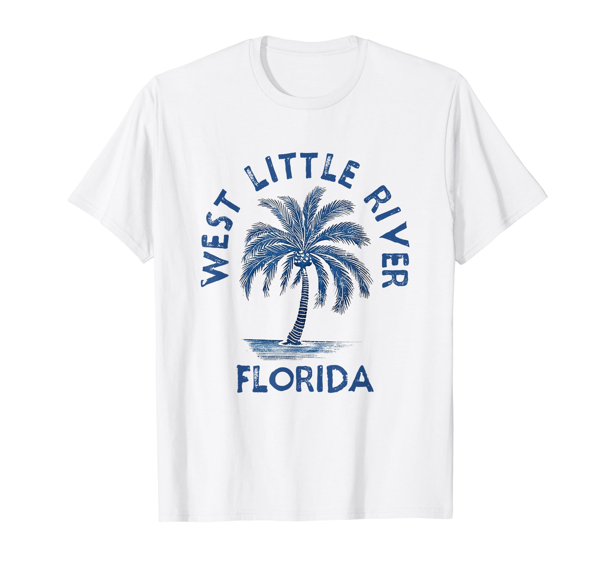 West Little River Florida Palm Tree Fl T-Shirt - Trendy Graphic for Adults - T-Shirt, Sweatshirt, Hoodie