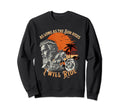 Sunrise Biker Motorcycle Sweatshirt - Minimalist Print Men Women - T-Shirt, Sweatshirt, Hoodie
