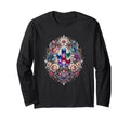 Colorful Crystal Cluster Surrounded T-Shirt - Aesthetic Graphic for Adults - T-Shirt, Sweatshirt, Hoodie