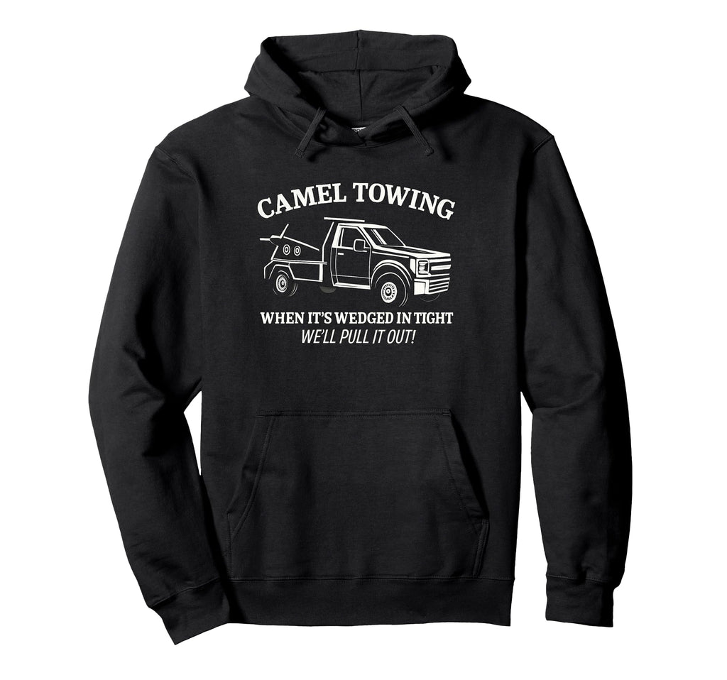 Camel Towing Humorous Car Lovers Hoodie - Novelty Apparel Men Women - T-Shirt, Sweatshirt, Hoodie