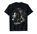Pinup Guitars 1 Grunge Bw T-Shirt - Unique Graphic for Adults - T-Shirt, Sweatshirt, Hoodie