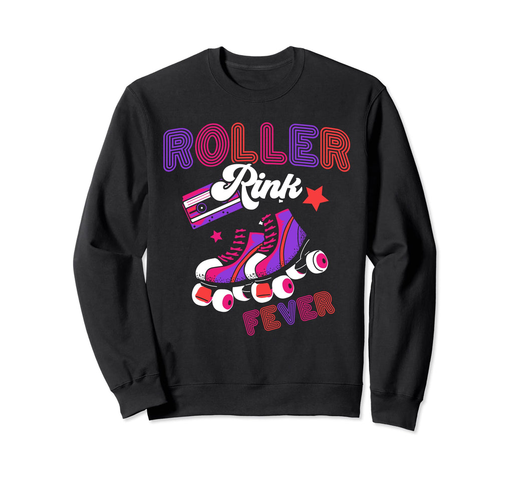 Roller Skates Roller Rink Fever Sweatshirt - Minimalist Print Men Women - T-Shirt, Sweatshirt, Hoodie