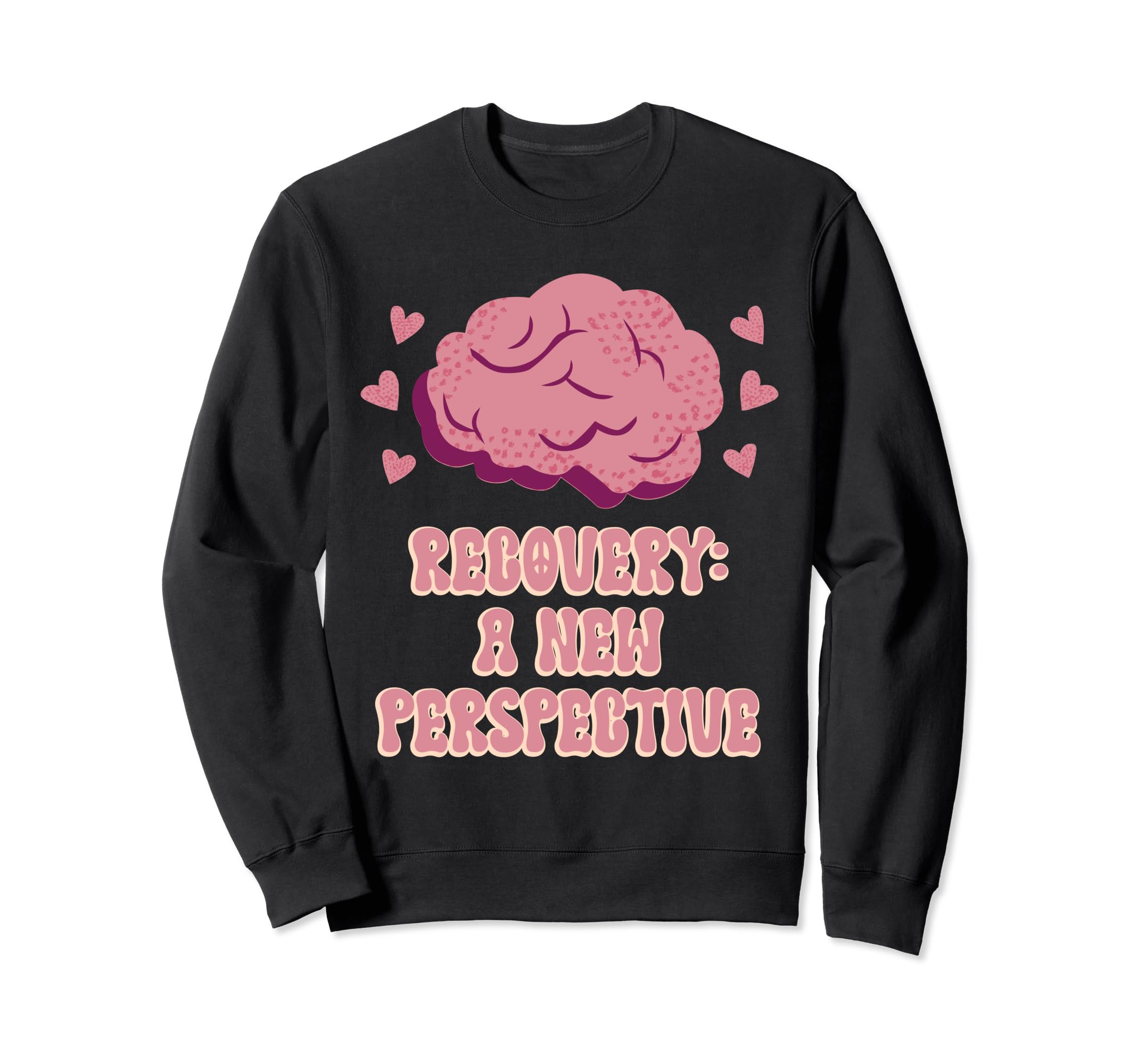 Recovery New Perspective Mental Sweatshirt - Minimalist Print for Adults - T-Shirt, Sweatshirt, Hoodie