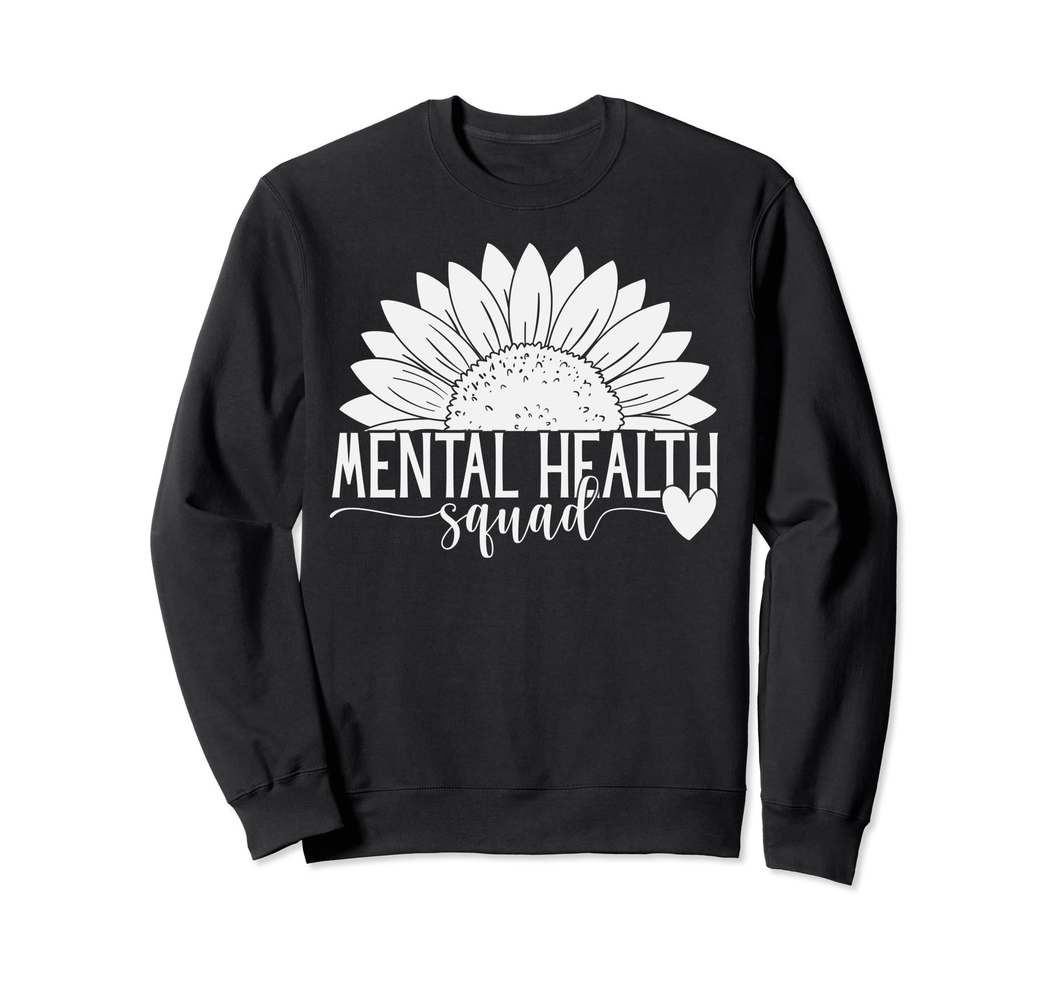Mental Health Squad Brain Illness Sweatshirt - Minimalist Print Men Women - T-Shirt, Sweatshirt, Hoodie