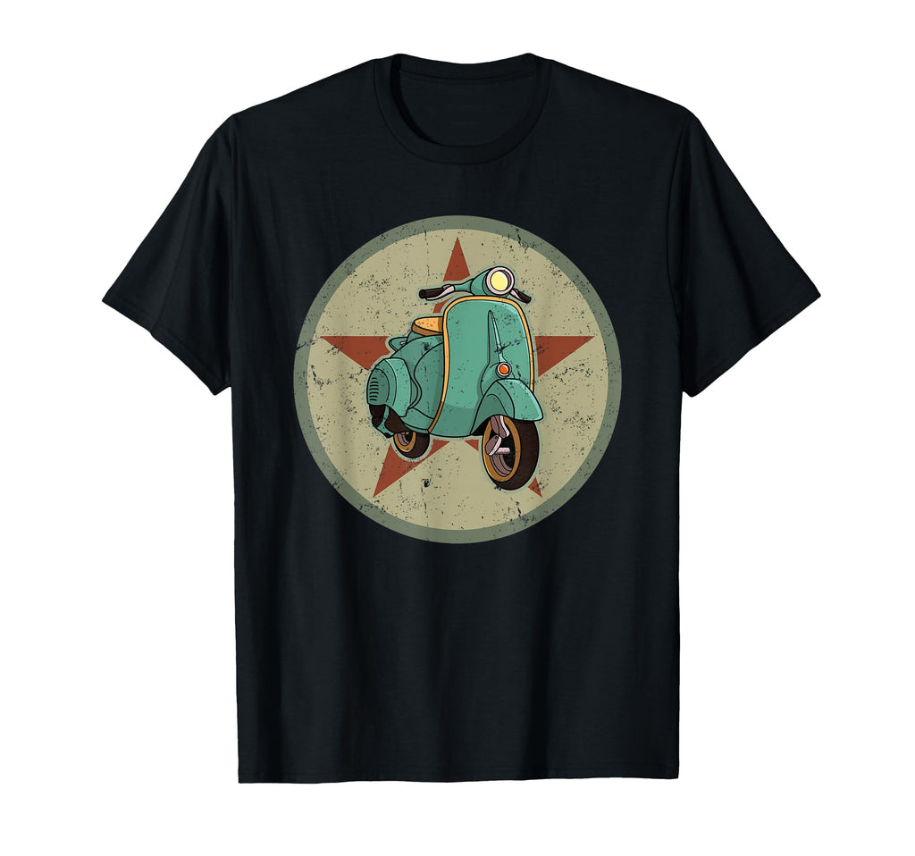 Scooter Moped Motorcycle Moped T-Shirt - Trendy Graphic Unisex - T-Shirt, Sweatshirt, Hoodie