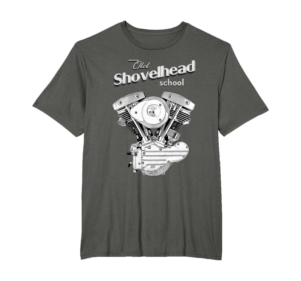 Hd Shovelhead Motorcycle Flh Engine T-Shirt - Aesthetic Graphic Men Women - T-Shirt, Sweatshirt, Hoodie