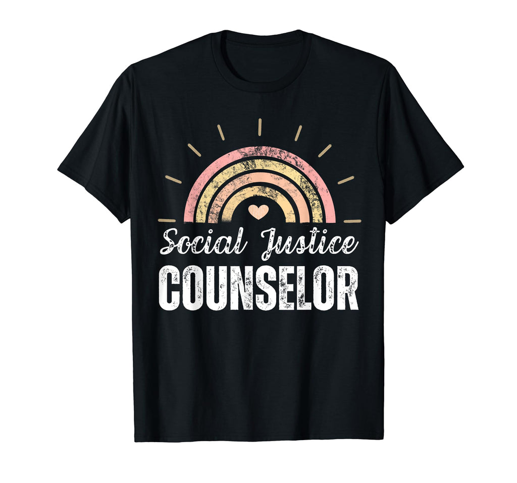 Social Justice Counselor Lpc Lcsw T-Shirt - Aesthetic Graphic Unisex - T-Shirt, Sweatshirt, Hoodie
