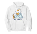 Radical Rest Goose Reading Book Hoodie - Casual Everyday Wear Unisex - T-Shirt, Sweatshirt, Hoodie