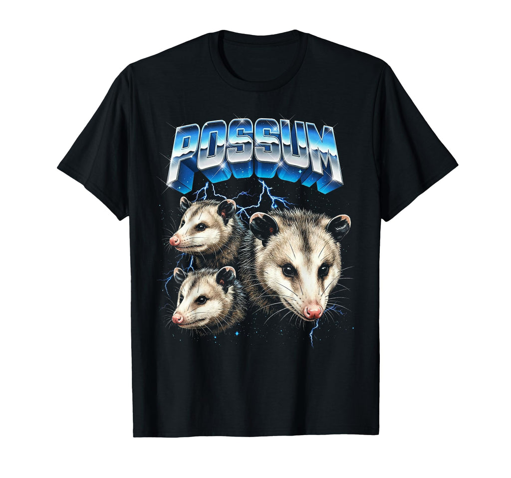 Possum 80S Funny Opossum Silly 90S T-Shirt - Fun Novelty Design Men Women - T-Shirt, Sweatshirt, Hoodie