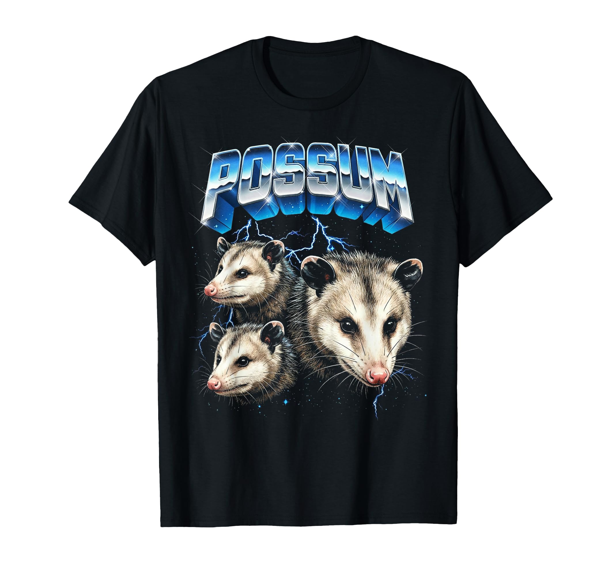 Possum 80S Funny Opossum Silly 90S T-Shirt - Fun Novelty Design Men Women - T-Shirt, Sweatshirt, Hoodie
