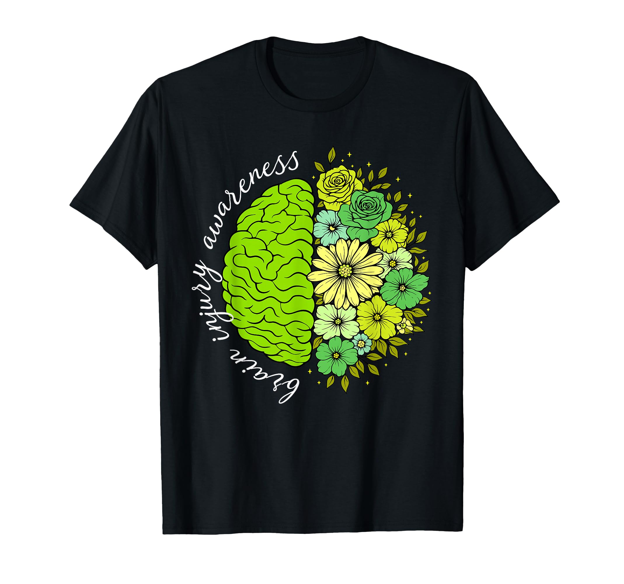 Brain Injury Awareness Mindfulness T-Shirt - Custom Art Print for Adults - T-Shirt, Sweatshirt, Hoodie