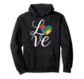 Autism Mom Dad Love Autistic Child Hoodie - Unique Graphic for Adults - T-Shirt, Sweatshirt, Hoodie