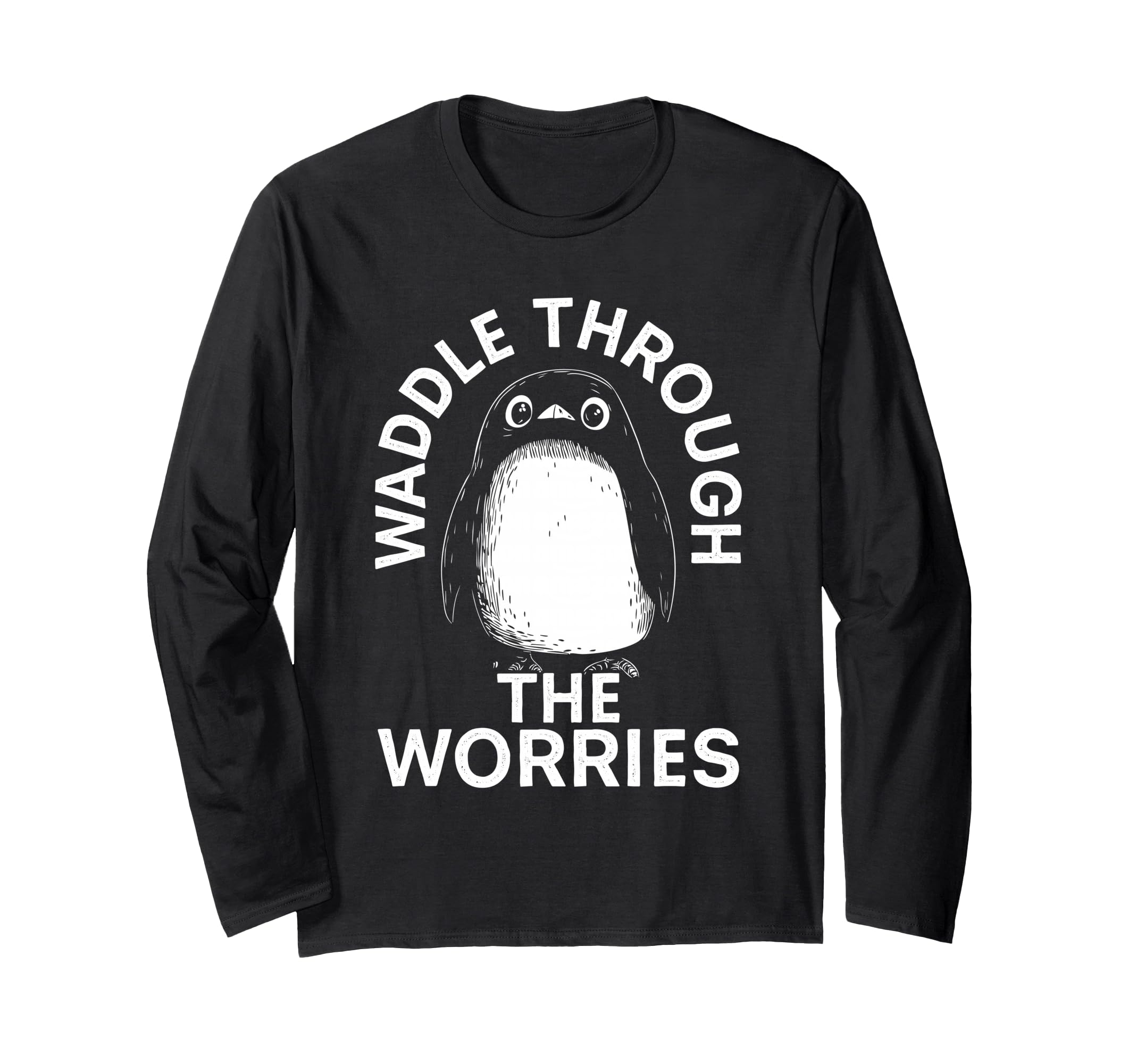 Penguin Overthinkers And Anxious Minds T-Shirt - Trendy Graphic for Adults - T-Shirt, Sweatshirt, Hoodie
