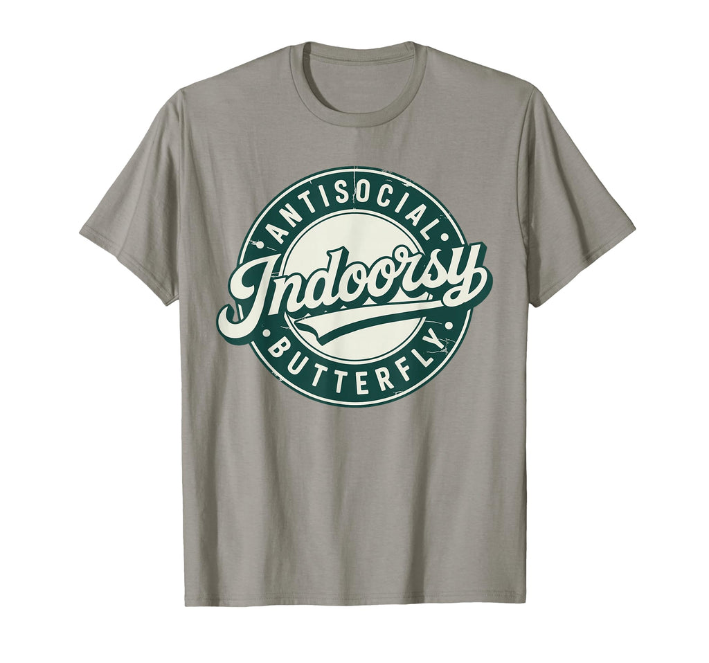 Indoorsy Antisocial Butterfly T-Shirt - Fun Novelty Design Unisex - T-Shirt, Sweatshirt, Hoodie