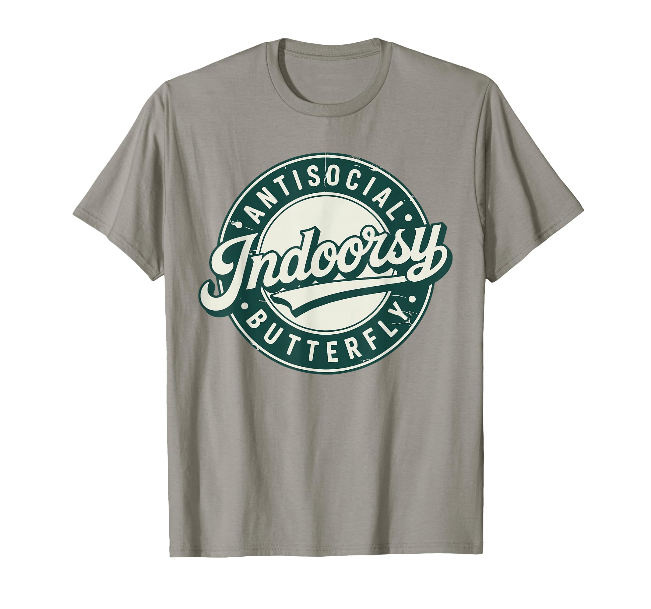 Indoorsy Antisocial Butterfly T-Shirt - Fun Novelty Design Unisex - T-Shirt, Sweatshirt, Hoodie