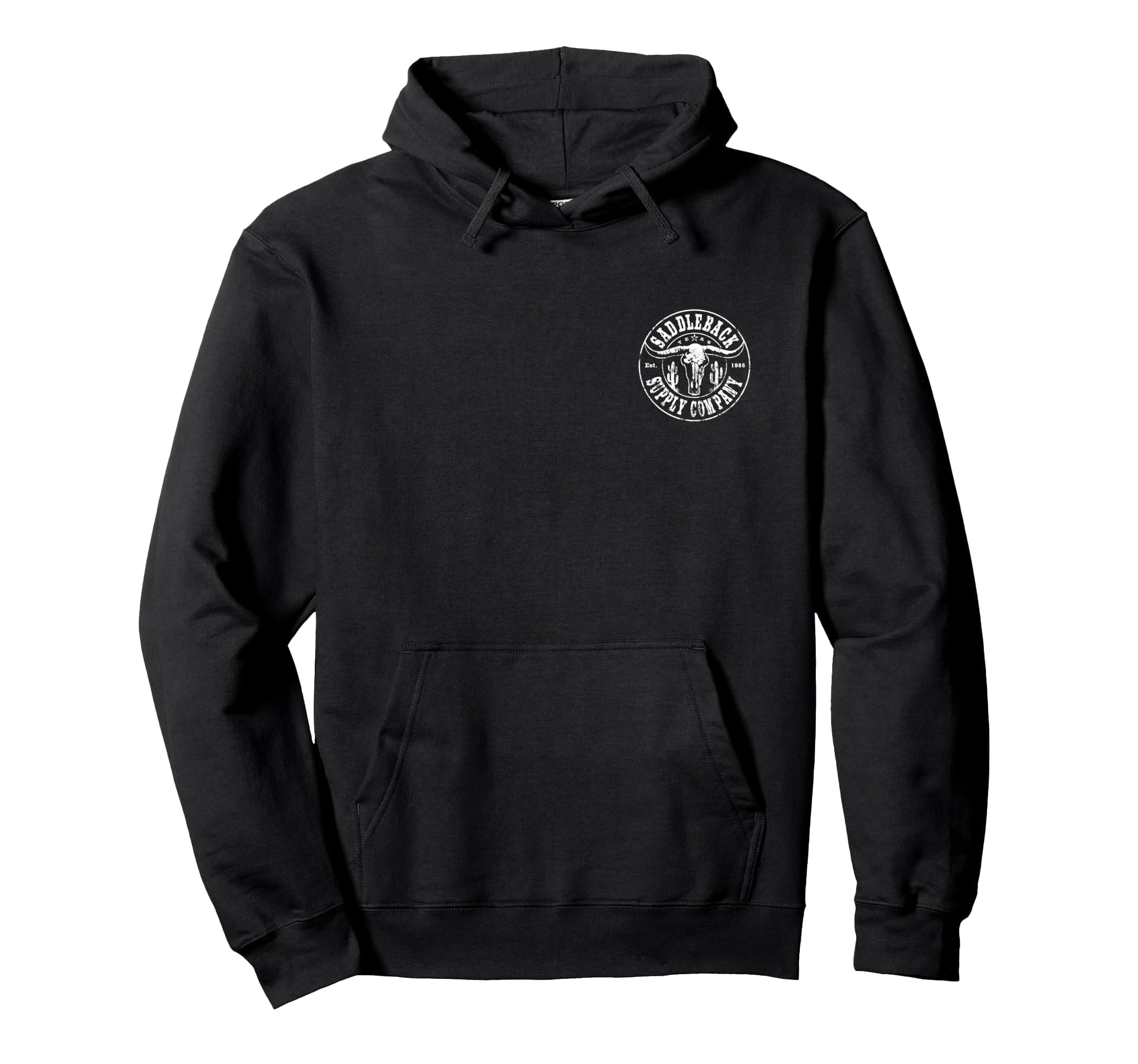 Saddleback Desert Skull Logo Western Hoodie - Custom Art Print Men Women - T-Shirt, Sweatshirt, Hoodie