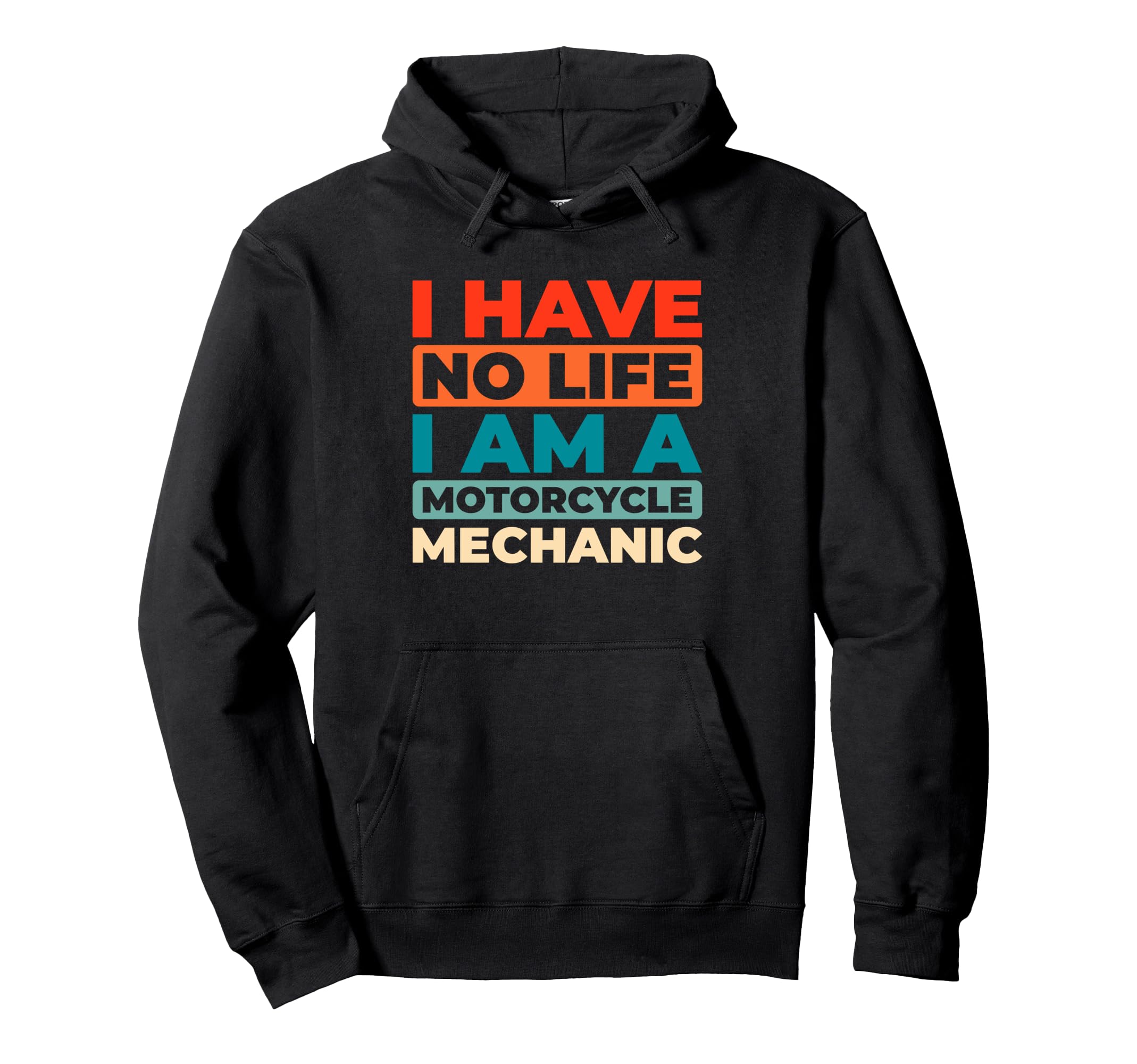 Bike Garage Motorbike Motorcycle Hoodie - Custom Art Print Men Women - T-Shirt, Sweatshirt, Hoodie