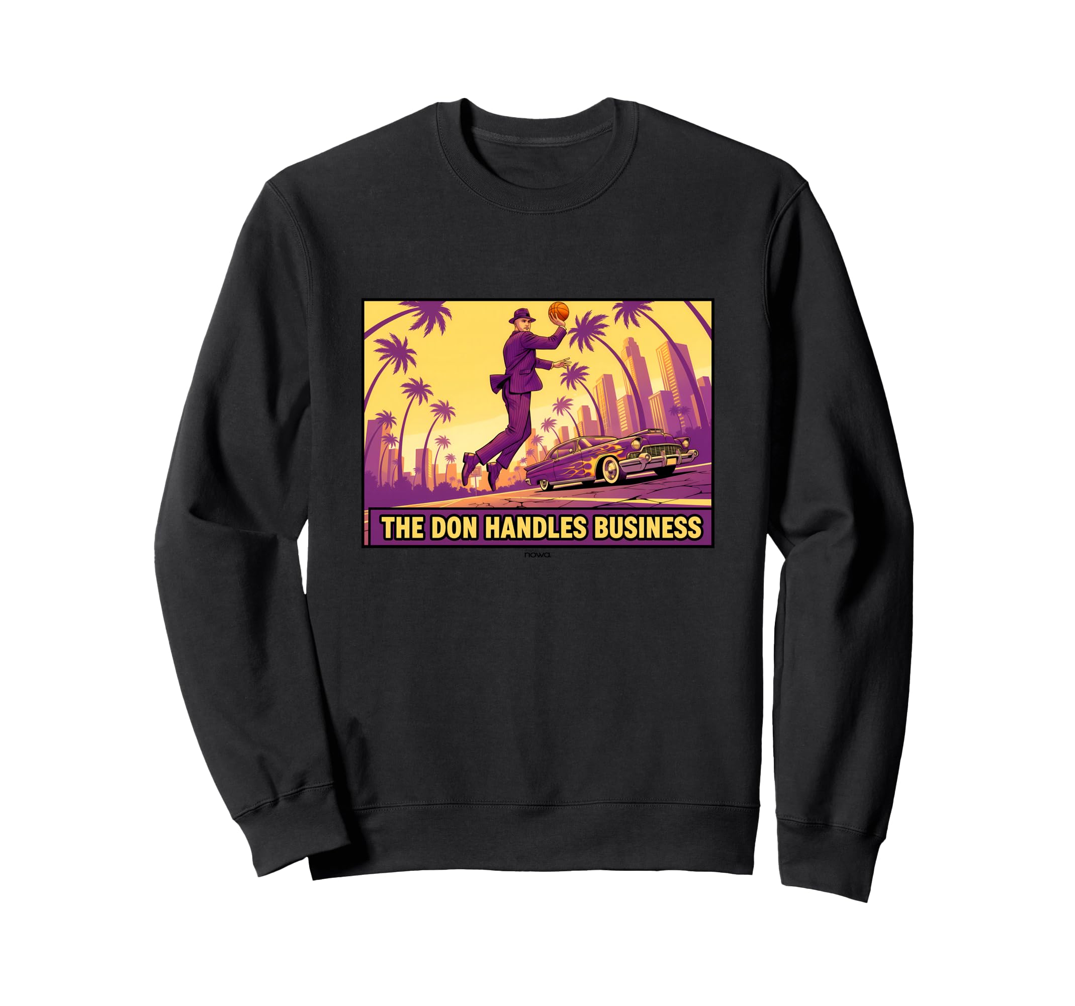 Luka Don Handles Business La Hotrod Sweatshirt - Trendy Graphic for Adults - T-Shirt, Sweatshirt, Hoodie