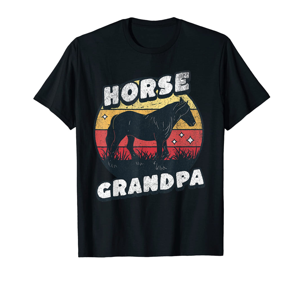 Horse Grandpa Cowgirl Western Horse T-Shirt - Aesthetic Graphic Men Women - T-Shirt, Sweatshirt, Hoodie