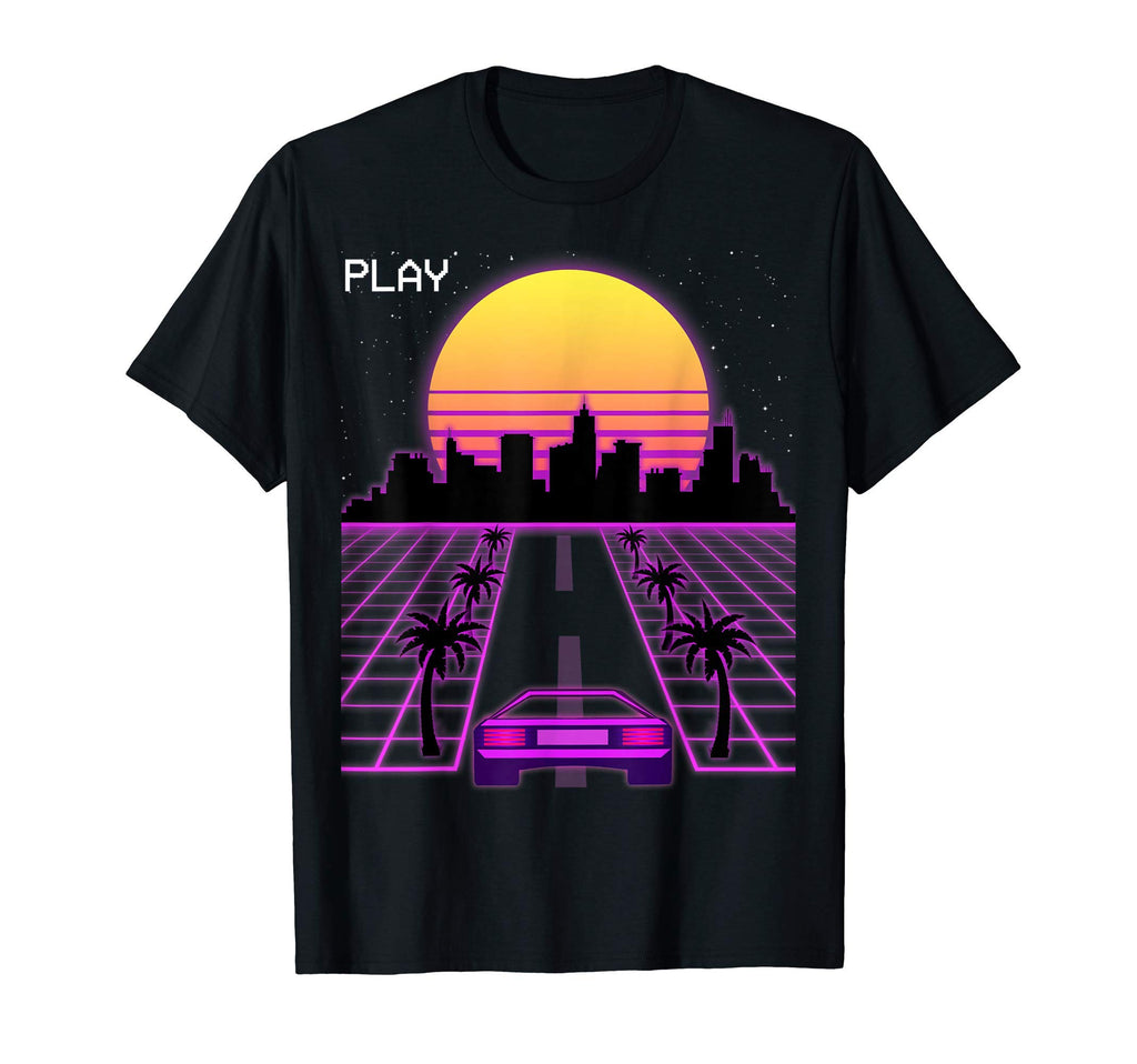 Vaporwave Sunset Synthwave Cyberpunk T-Shirt - Trendy Graphic for Adults - T-Shirt, Sweatshirt, Hoodie