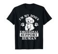Im My Dogs Emotional Support T-Shirt - Casual Everyday Wear Men Women - T-Shirt, Sweatshirt, Hoodie