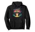 Cosmic War 80S Synthwave Ufo Alien Hoodie - Minimalist Print Men Women - T-Shirt, Sweatshirt, Hoodie