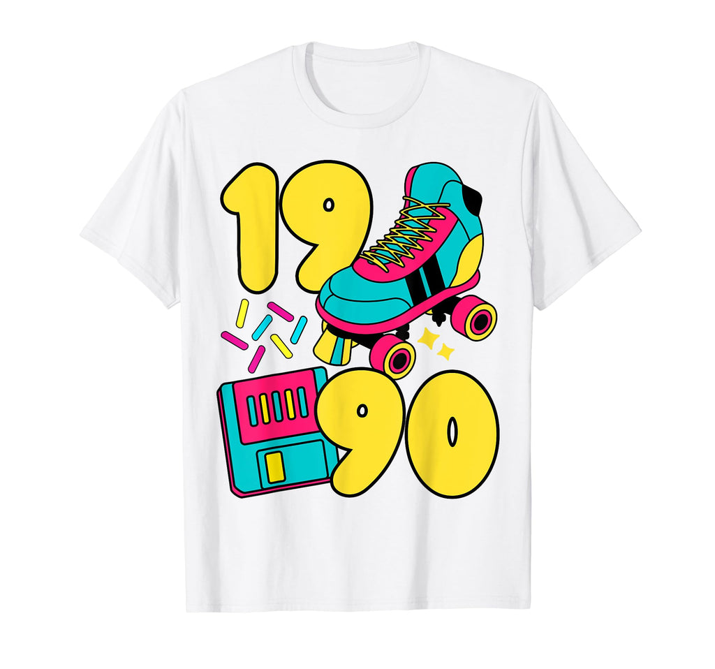 1990 Slow Tec 90S Candy Roller Rink T-Shirt - Fun Novelty Design Men Women - T-Shirt, Sweatshirt, Hoodie
